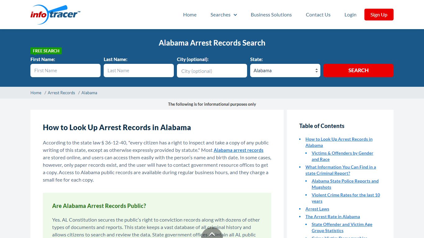 Alabama Arrest Records - Search AL Public & Criminal Records Here